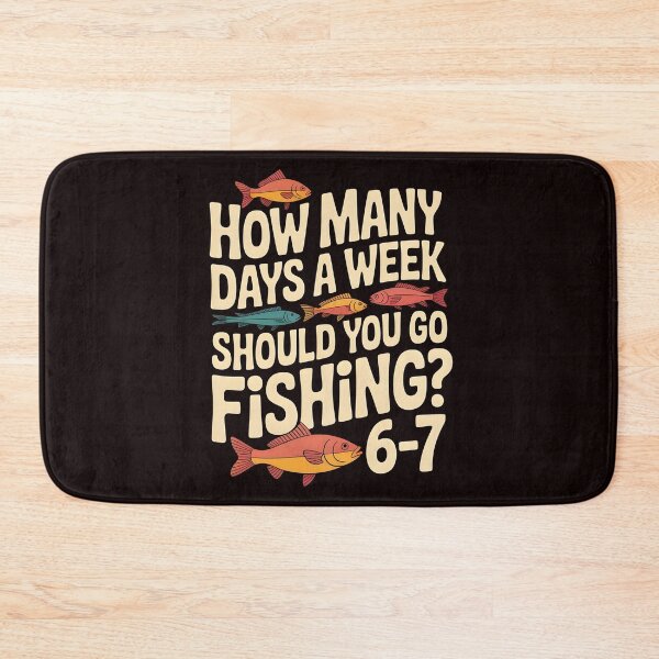 Item preview, Six Seven Fishing Meme – How Many Days a Week Should You Go Fishing designed and sold by Redgiant87x.