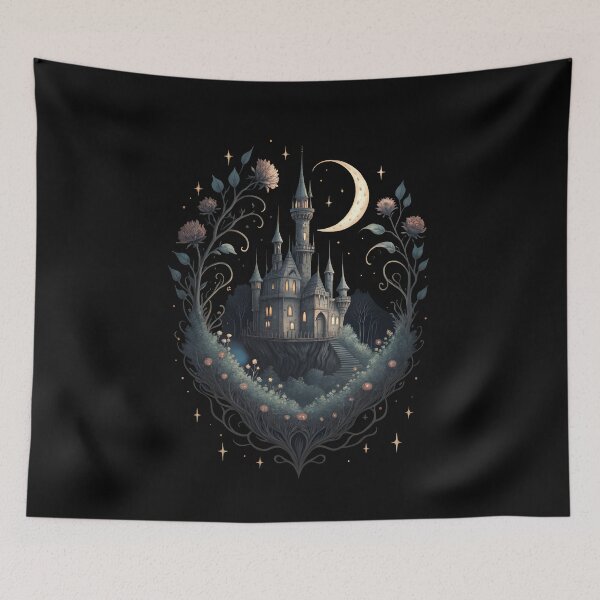 Item preview, Celestial Floating Castle designed and sold by SolombraArt.