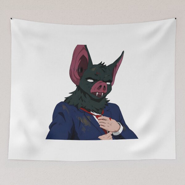 Item preview, Neon Feline Masked Character Portrait designed and sold by brucerios.
