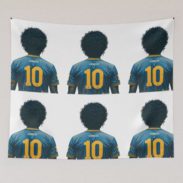 Item preview, DIEGO 10 Expressions Soccer Passion Arts Graphics Colors designed and sold by ART ATTACK ZONE.