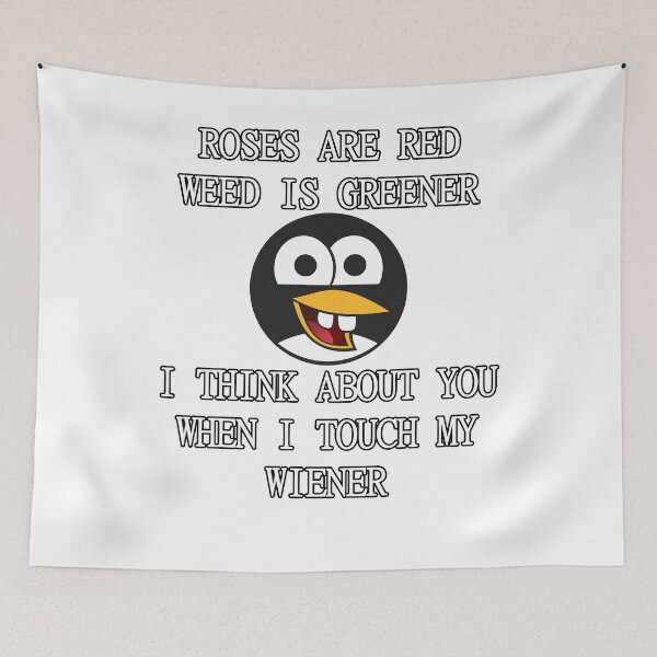 Item preview, Roses are red .. Pervert penguin designed and sold by ChrisFeil.