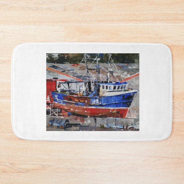 Item preview, Volodymyr Hlukhomanuk: Boat in City Port designed and sold by ukrainianvin.