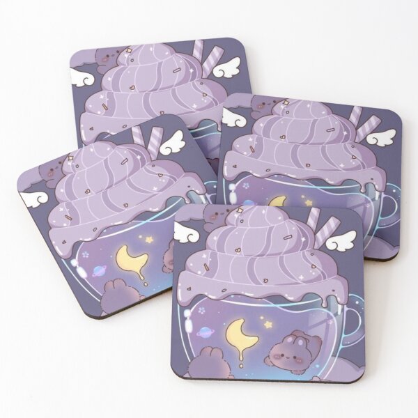 Item preview, Kawaii Cosmic Bunny Cup – Cute Pastel Galaxy Drink Aesthetic designed and sold by Hallin.