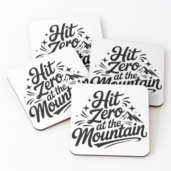 Item preview, Hit Zero at the Mountain designed and sold by FloraliteCo.