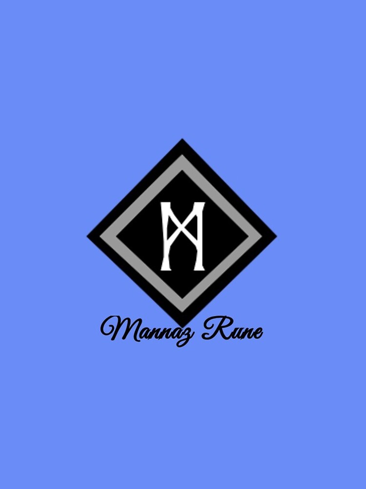Thumbnail 4 of 4, iPhone Case, Mannaz Rune designed and sold by WindsofJupiter.