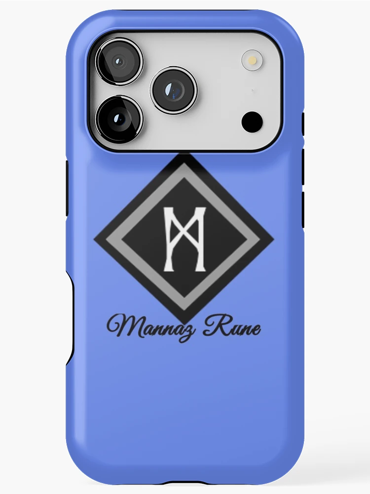 Aperçu 1 sur 4. Coque iPhone avec l'œuvre Mannaz Rune créée et vendue par WindsofJupiter.