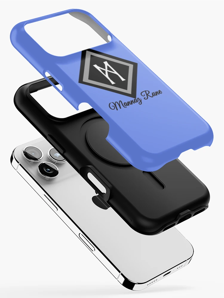 Aperçu 2 sur 4. Coque iPhone avec l'œuvre Mannaz Rune créée et vendue par WindsofJupiter.