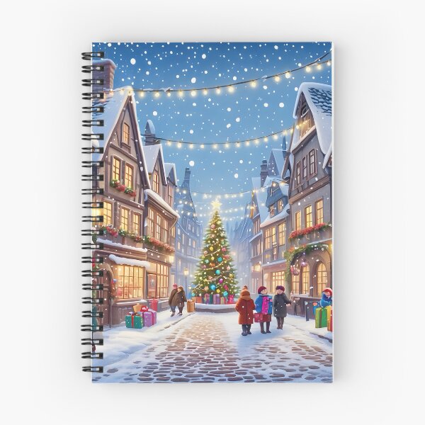 Item preview, Christmas Lights in the Old Town designed and sold by DarkScorpio.