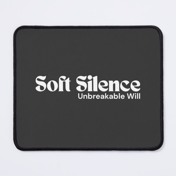 Item preview, Soft Silence. Unbreakable Will. (White Edition) – Minimalist Text | Quiet Strength Quote | RETL Style designed and sold by RETL.