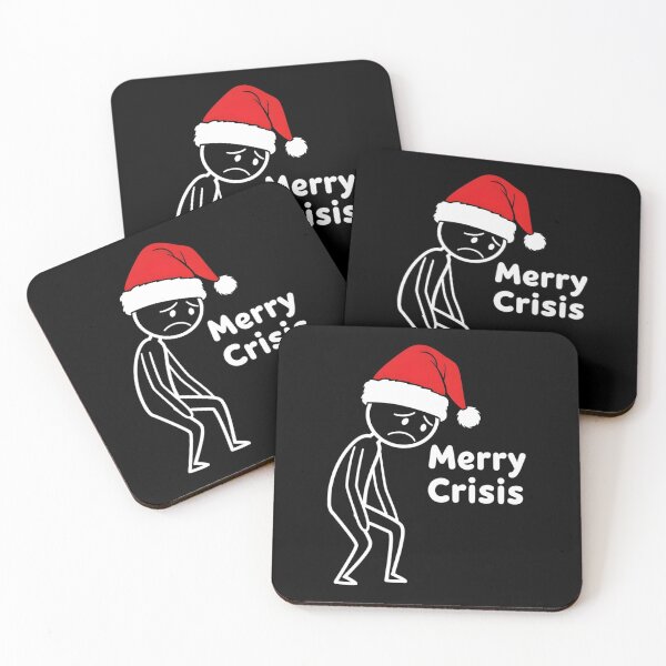 Item preview, Merry Crisis Funny Christmas Introvert designed and sold by BakeryDozen.