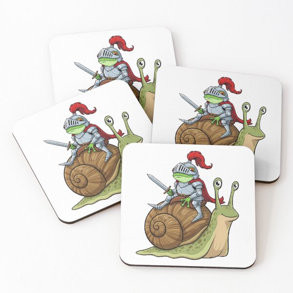 Item preview, Medieval Frog Knight Snail Rider designed and sold by k3rstman1.