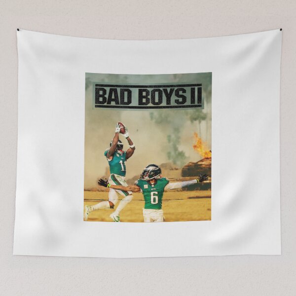 Item preview, AJ Brown Devonta Smith Bad Boys Philadelphia Eagles T-Shirt designed and sold by Marbleroad.