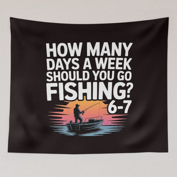 Item preview, 67 Reasons to Fish – How Many Days a Week Should You Go Fishing designed and sold by Redgiant87x.