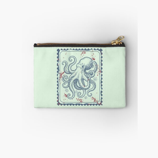 Item preview, Octopus Sea Animal Vintage Kraken Stamp  designed and sold by Y-Vibes.