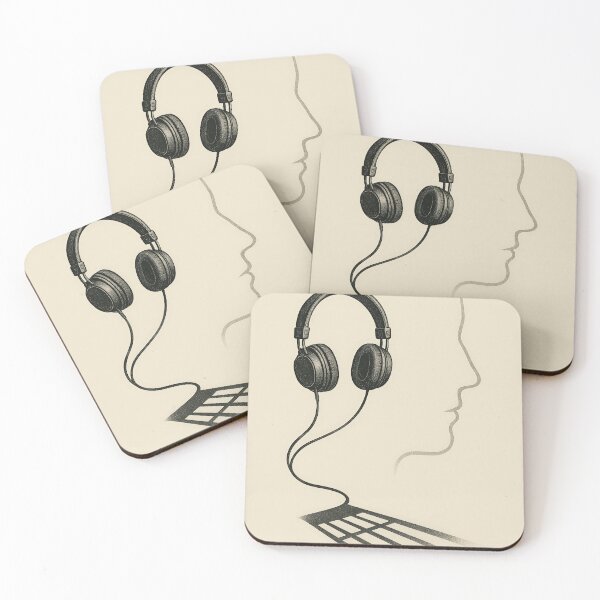 Item preview, Headphones Face Music Identity designed and sold by Cine8.