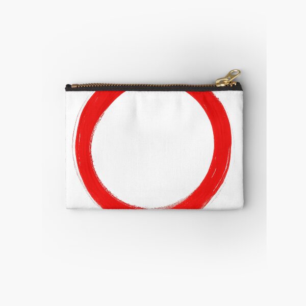Item preview, Red Brushstroke Circle – Abstract Painted Ring Art designed and sold by SweetandSpicylife.