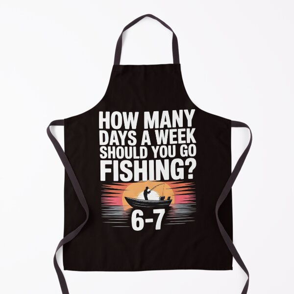 Item preview, Angler’s Philosophy – How Many Days a Week Should You Go Fishing designed and sold by Redgiant87x.