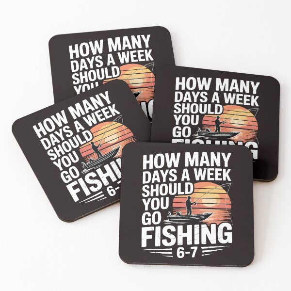 Item preview, How Many Days a Week Should You Go Fishing – All of Them designed and sold by Redgiant87x.