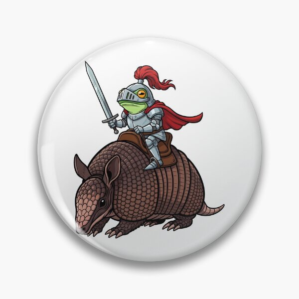 Item preview, Frog Knight Riding an Armadillo designed and sold by k3rstman1.