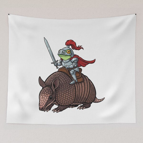Item preview, Frog Knight Riding an Armadillo designed and sold by k3rstman1.