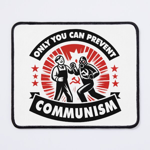Item preview, Only You Can Prevent Communism Poster designed and sold by Retr0Tshirts.