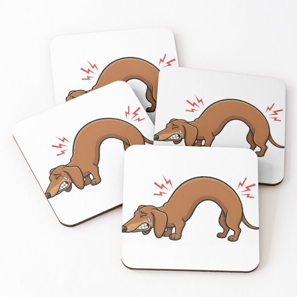 Item preview, Funny Dachshund Back Pain IVDD Awareness designed and sold by srusi.