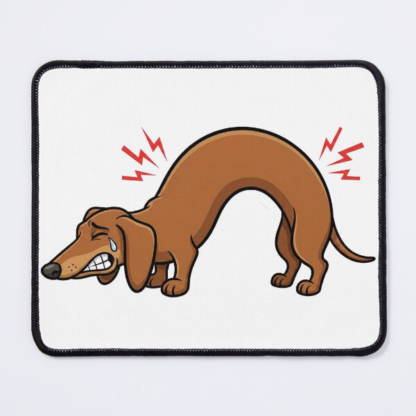 Item preview, Funny Dachshund Back Pain IVDD Awareness designed and sold by srusi.