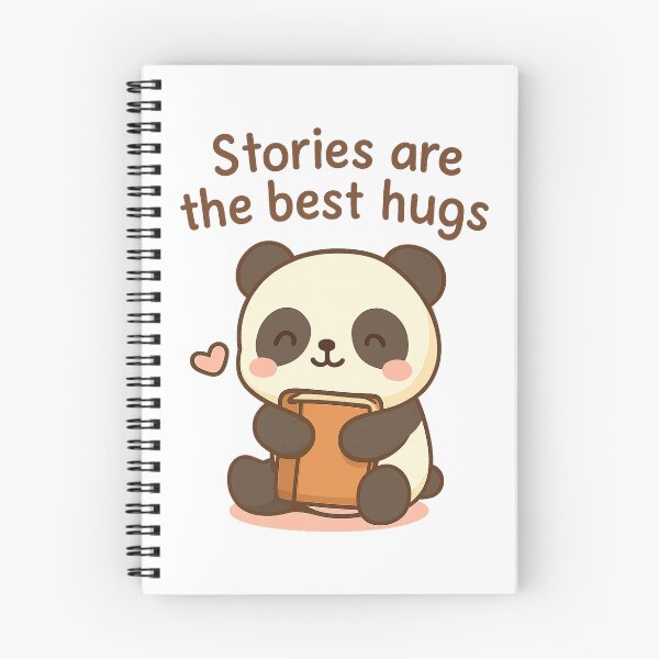 Item preview, Cute Panda Reading – Cozy Storytime Hugs designed and sold by MIArt Studio.