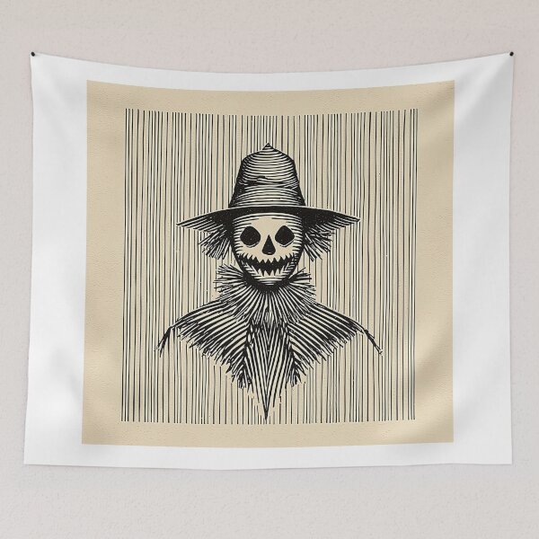 Item preview, Spooky Scarecrow Portrait designed and sold by lautir.
