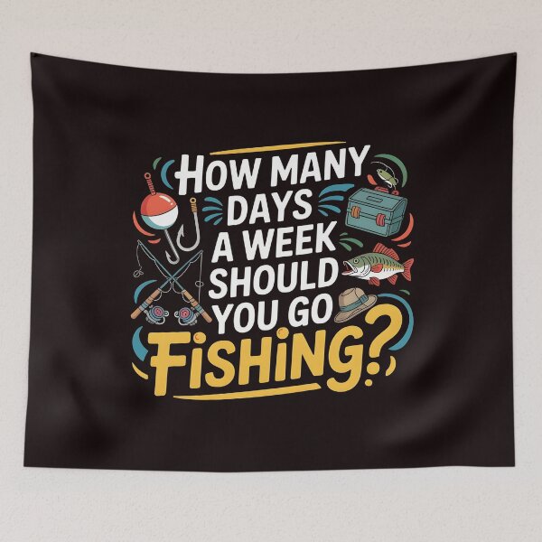 Item preview, 67 Days a Week – How Many Days Should You Go Fishing designed and sold by Redgiant87x.