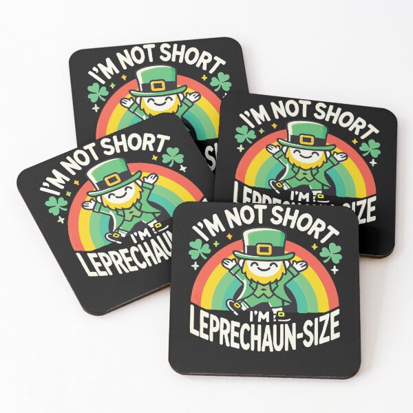 Item preview, I'm Not Short I'm Leprechaun Size Rainbow St. designed and sold by LuminOrb.