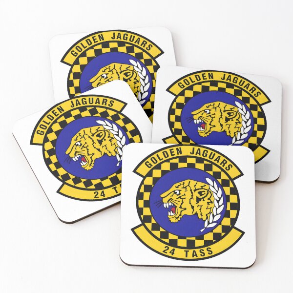 Item preview, 24 TASS Golden Jaguars Military Patch designed and sold by CharlieDesings.