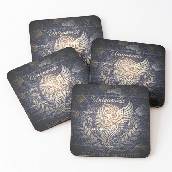 Item preview, “Uniqueness – The Sign of Victory | Phoenix Fingerprint Art” designed and sold by Ranrajshop.
