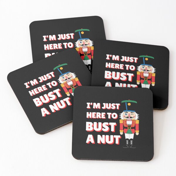 Item preview, Funny Christmas Nutcracker Bust A Nut Funny Christmas  designed and sold by JEFDodsonArt.