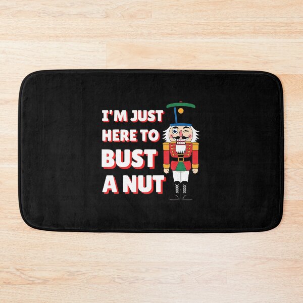 Item preview, Funny Christmas Nutcracker Bust A Nut Funny Christmas  designed and sold by JEFDodsonArt.