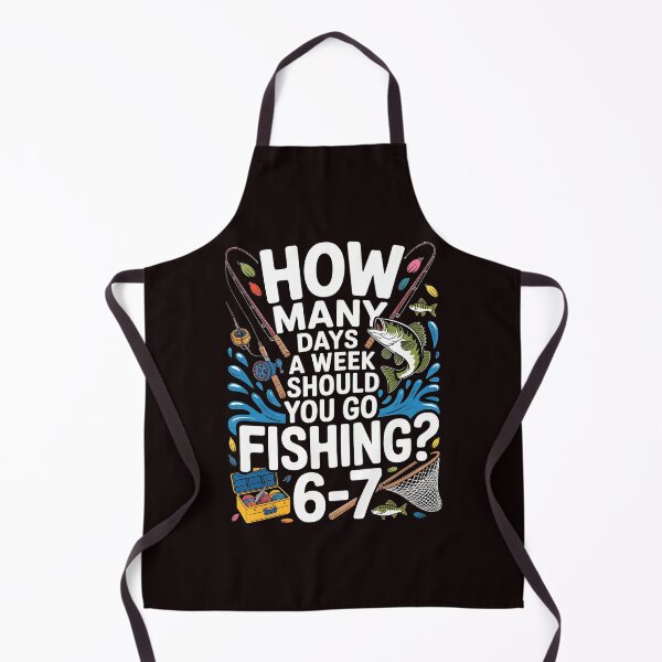 Item preview, How Many Days Should You Go Fishing – Serious Angler Joke designed and sold by Redgiant87x.