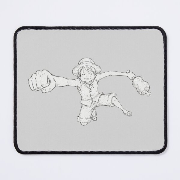 Item preview, Sketch-Style Straw Hat Pirate Adventurer – Energetic Anime Hero Line Art designed and sold by AnimeFlash_0.