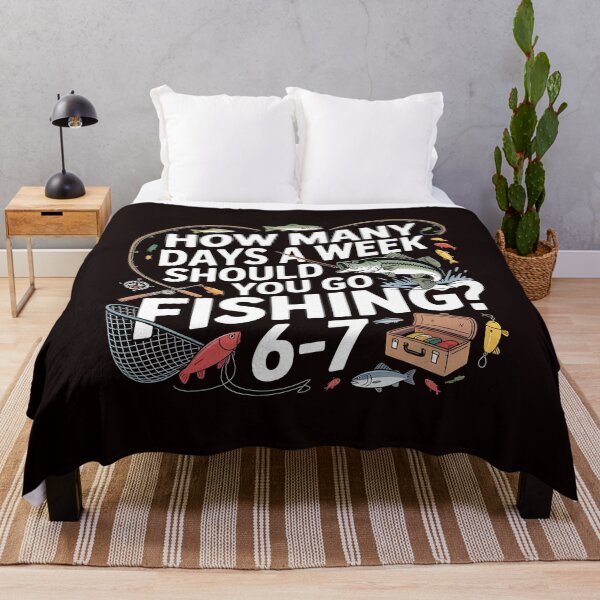 Item preview, Six Seven Angler Answer – How Many Days Should You Go Fishing designed and sold by Redgiant87x.