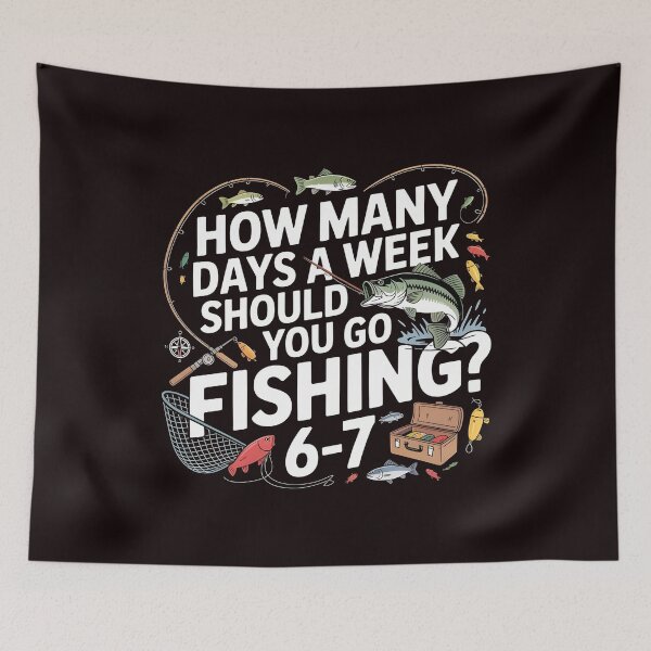 Item preview, Six Seven Angler Answer – How Many Days Should You Go Fishing designed and sold by Redgiant87x.