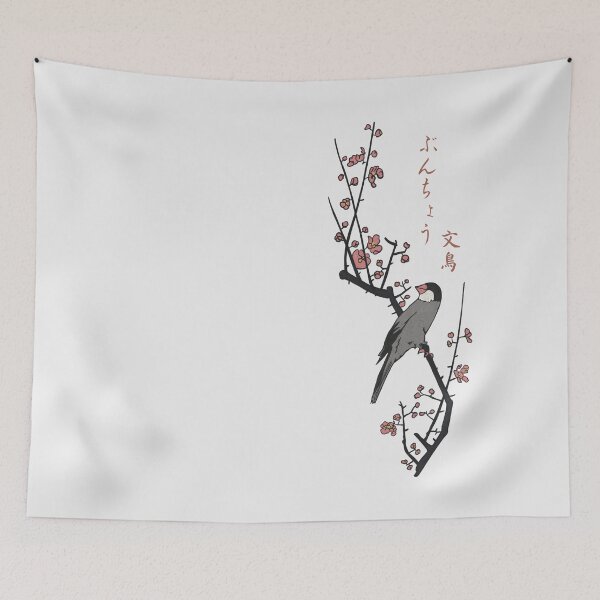 Item preview, Plum and Sparrow Tanzaku – Hiroshige Inspired | Timeless Japan Art designed and sold by tokomoroJP.