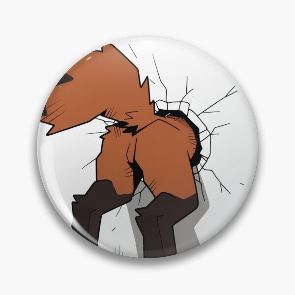 Item preview, Funny Red Fox Butt Stuck In Wall designed and sold by KaMow.