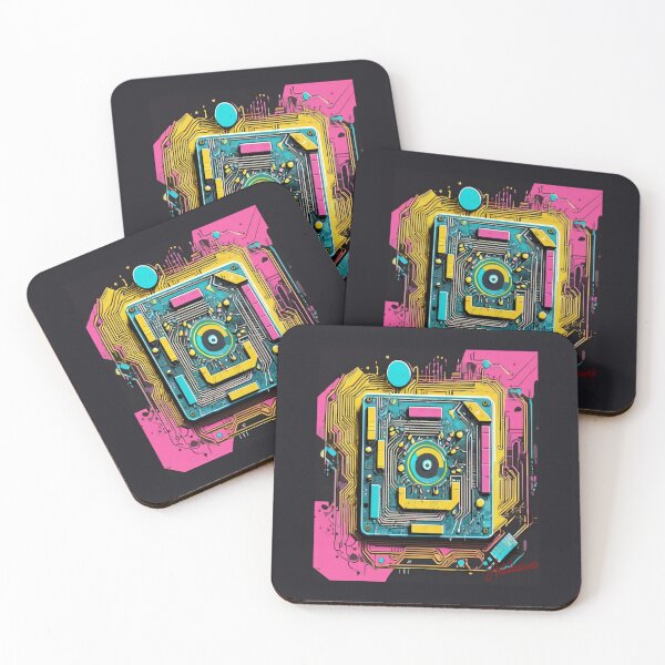 Item preview, "Pop Art Electronic Circuit" designed and sold by Artisticanvas.
