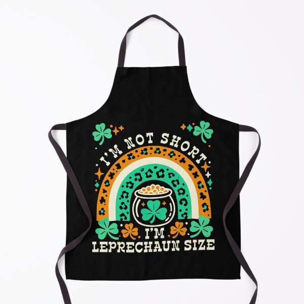 Item preview, I'm Not Short I'm Leprechaun Size Shamrock Rainbow designed and sold by LuminOrb.