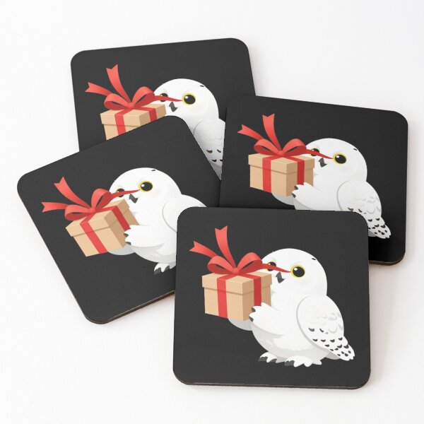 Artikelvorschau, Schneeeulen-Geschenkkurier entworfen und verkauft von Aetheriswork.