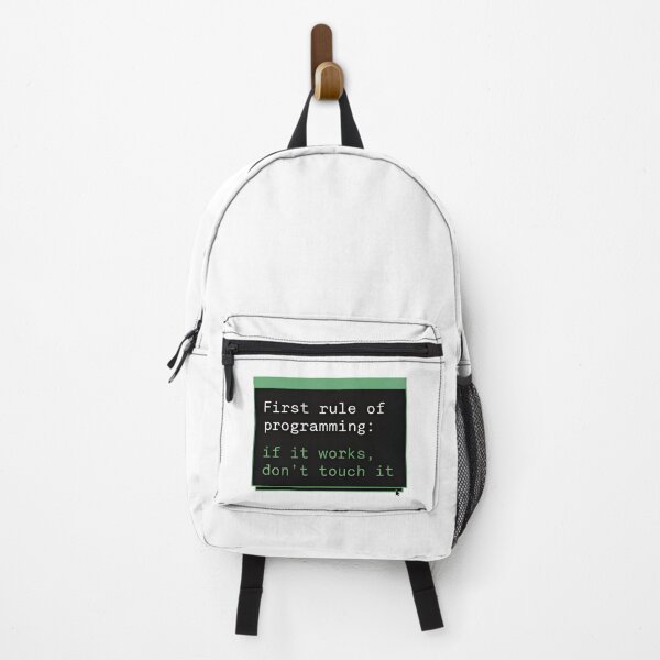 Item preview, First Rule of Programming: If It Works, Don't Touch It" - Funny Developer & Software Engineer Gift designed and sold by SylwiaPrint.