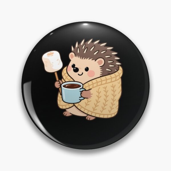 Item preview, Cocoa-Sipping Hedgehog designed and sold by Aetheriswork.