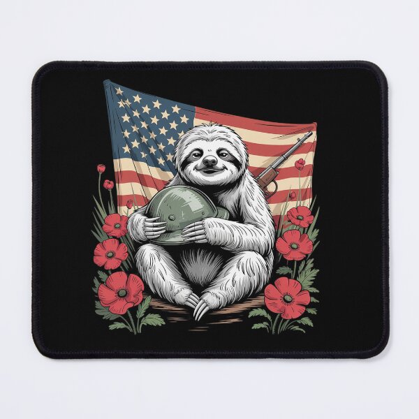 Item preview, Sloth American Usa Flag Memorial Day 4Th Of July designed and sold by DianaStantzo.