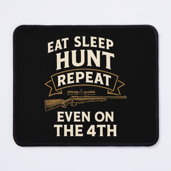 Item preview, Eat Sleep Hunt Repeat 4th of July designed and sold by LuminOrb.