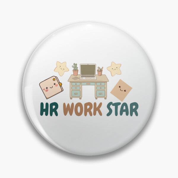 Item preview, HR Work Star Cute Office Illustration designed and sold by WanwisaChuenlom.