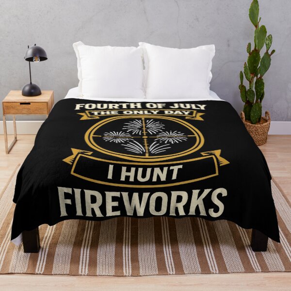 Item preview, Fourth Of July The Only Day I Hunt Fireworks designed and sold by LuminOrb.